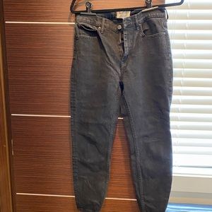 Everlane skinny rigid denim in black